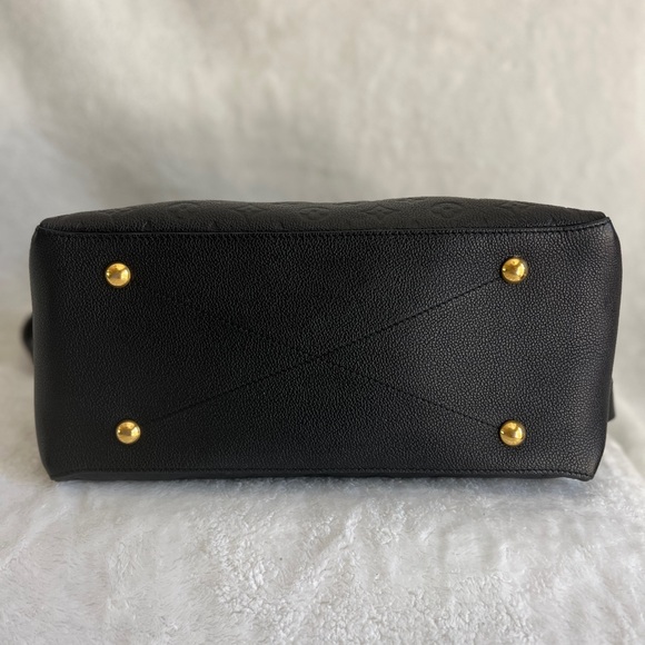 AUTHENTIC Louis Vuitton Black Empreinte Maida Hobo. M45522 - Picture 6 of 9